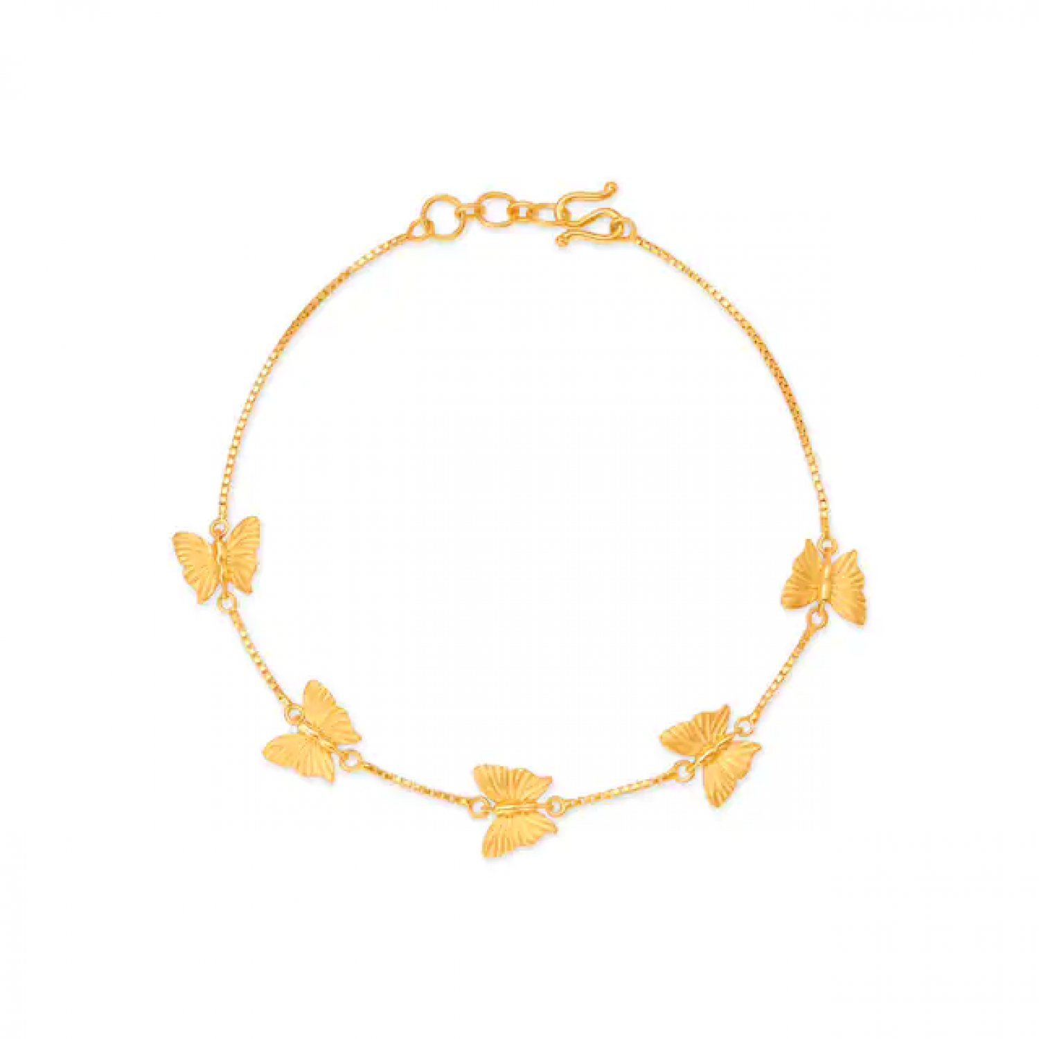 Quirky Butterfly Gold Bracelet
