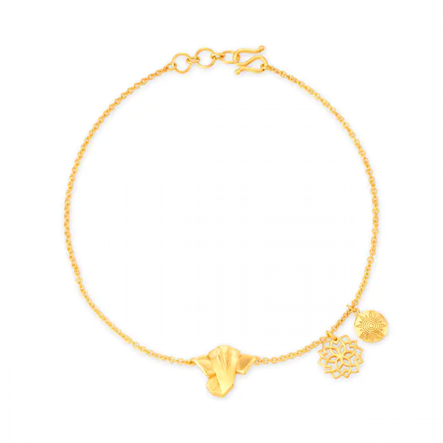 Dainty Lord Ganesha Gold Bracelet Dainty Lord Ganesha Gold Bracelet