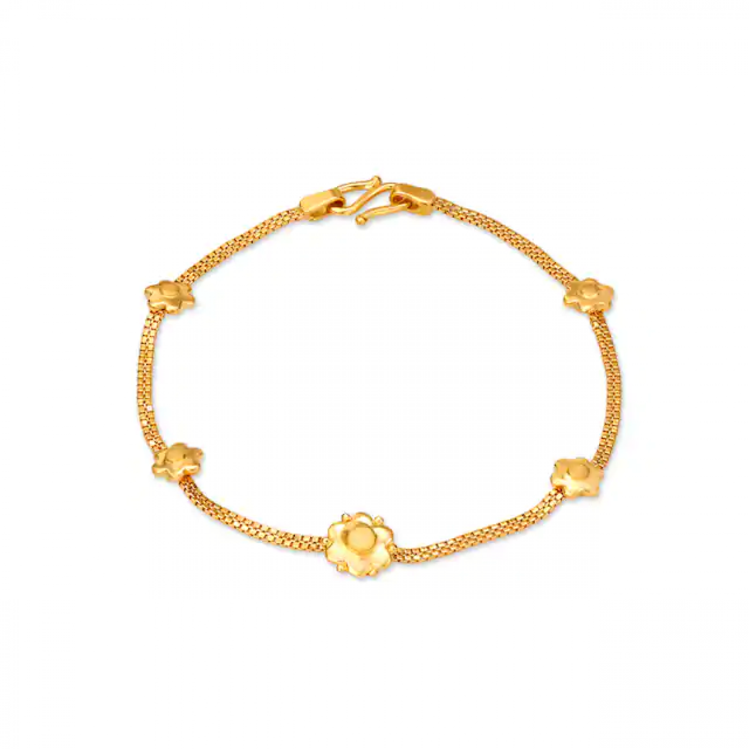 Dainty Floral Gold Bracelet Dainty Floral Gold Bracelet
