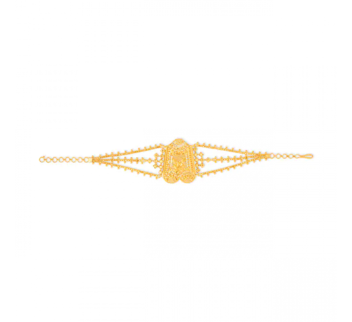 Geometric Lucas Gold Bracelet