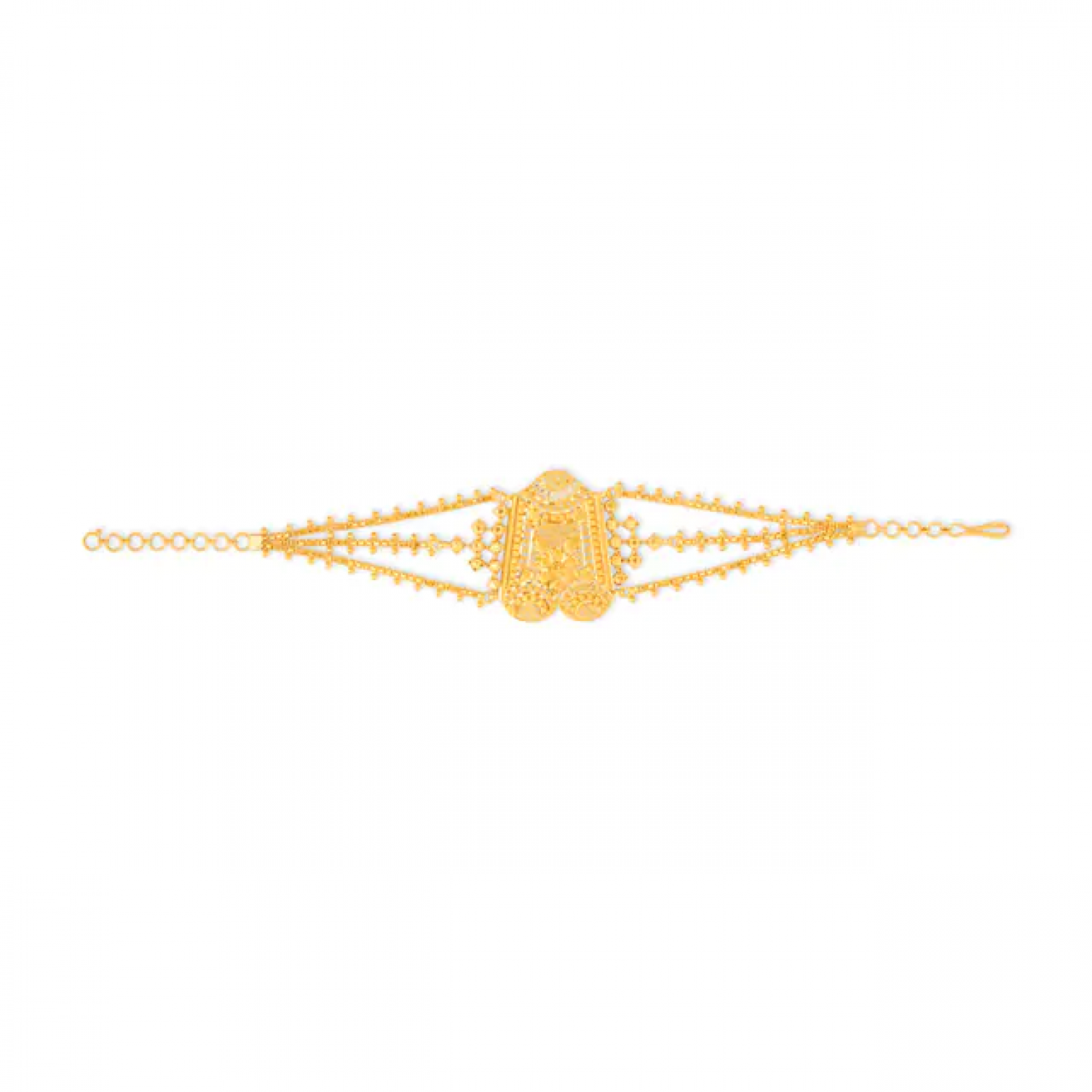 Geometric Lucas Gold Bracelet