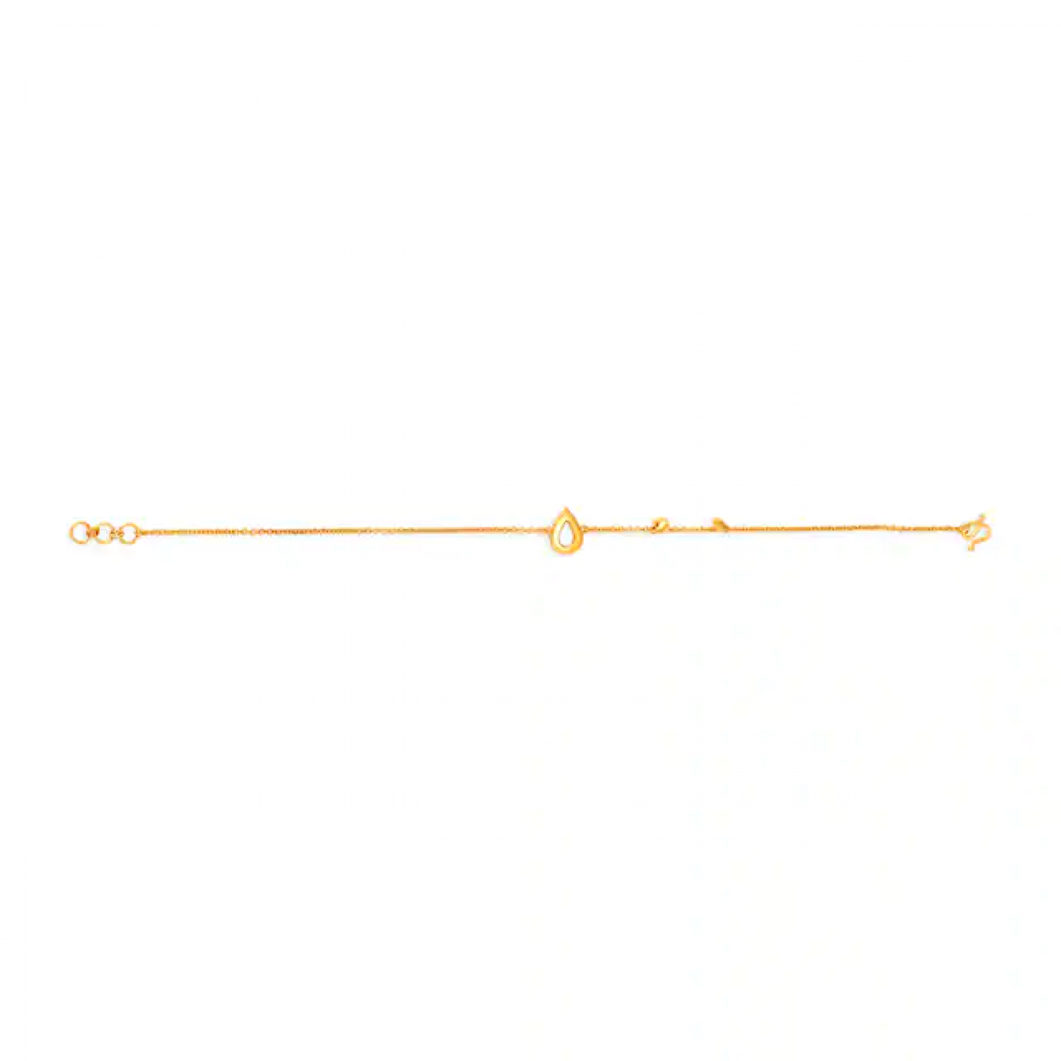 Fancy Teardrop Gold Bracelet Fancy Teardrop Gold Bracelet