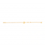 Fancy Teardrop Gold Bracelet