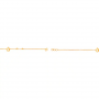 Fancy Teardrop Gold Bracelet