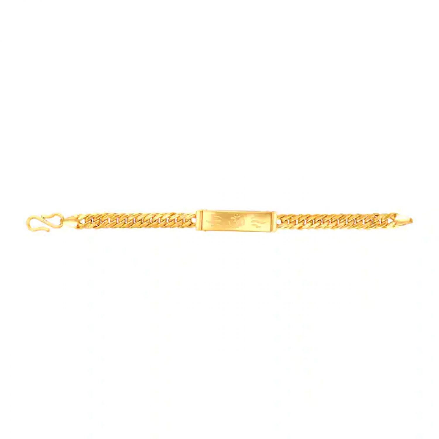 Om Engraved Gold Bracelet Om Engraved Gold Bracelet