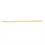Teardrop Linked Gold Bracelet