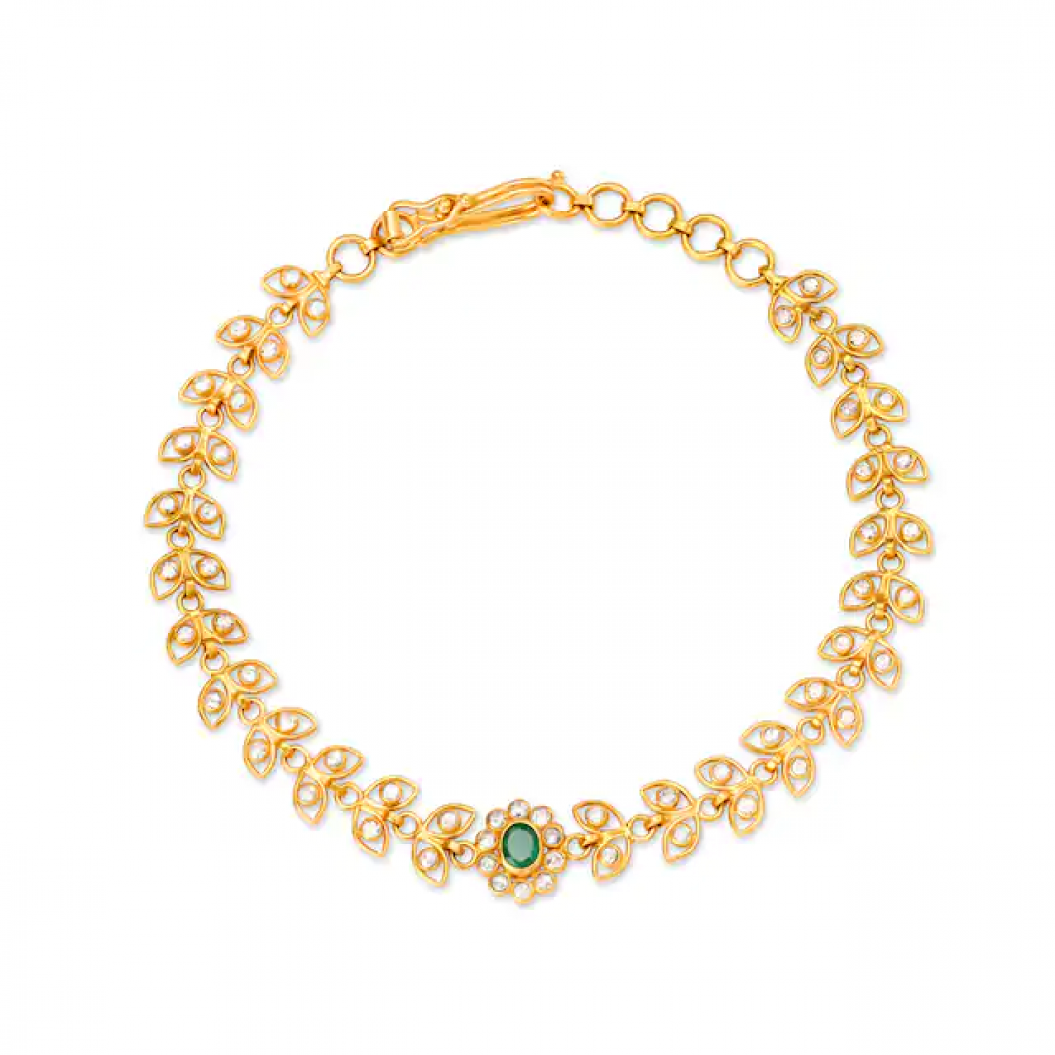 Concenta Gold Emerald Bracelet