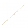 Trinity Leaf Gold Bracelet
