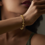 Swirl Gold Bracelet