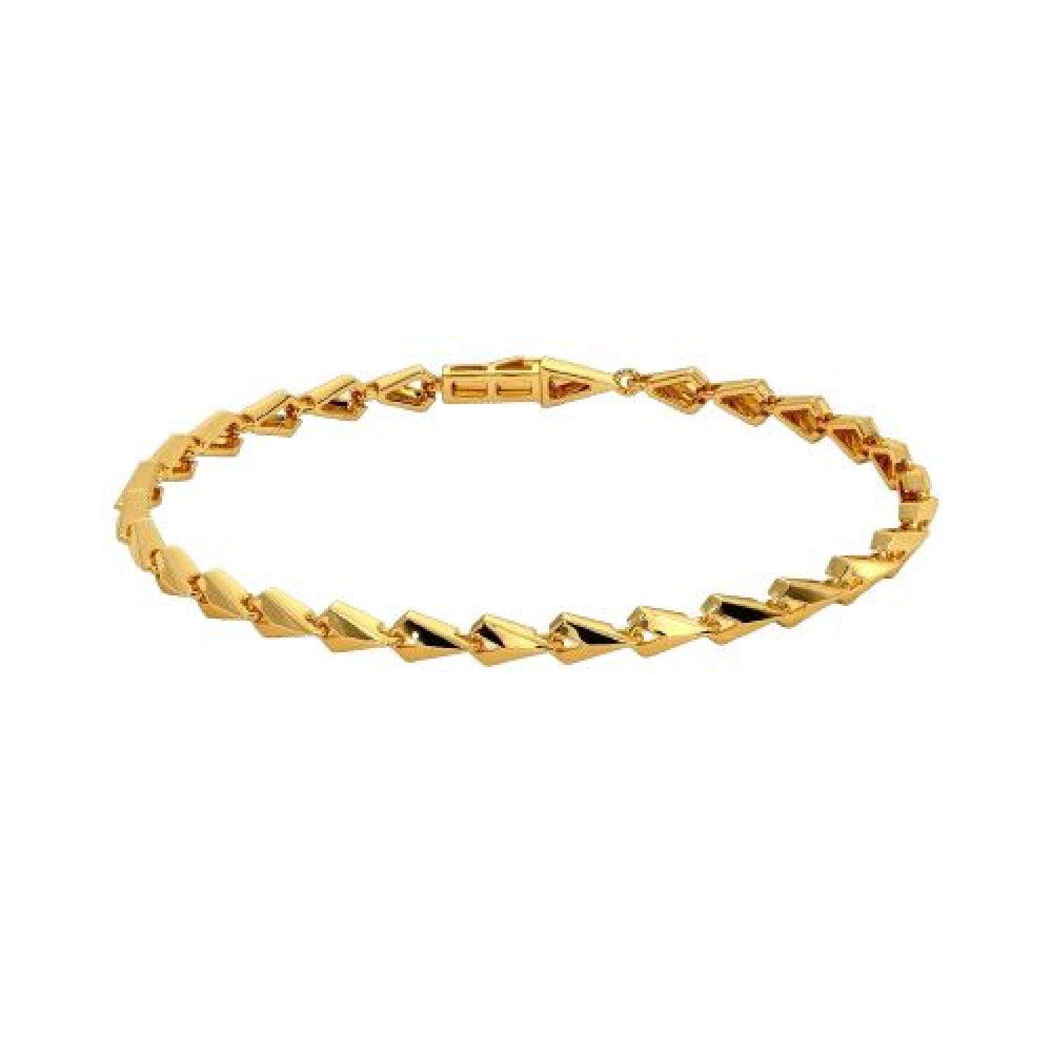 Noah Tennis Link Gold Bracelet