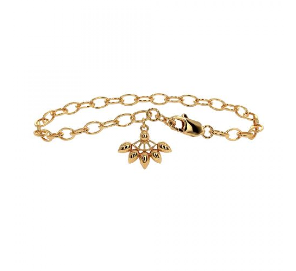 Esirous Charm Gold Bracelet