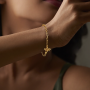 Esirous Charm Gold Bracelet