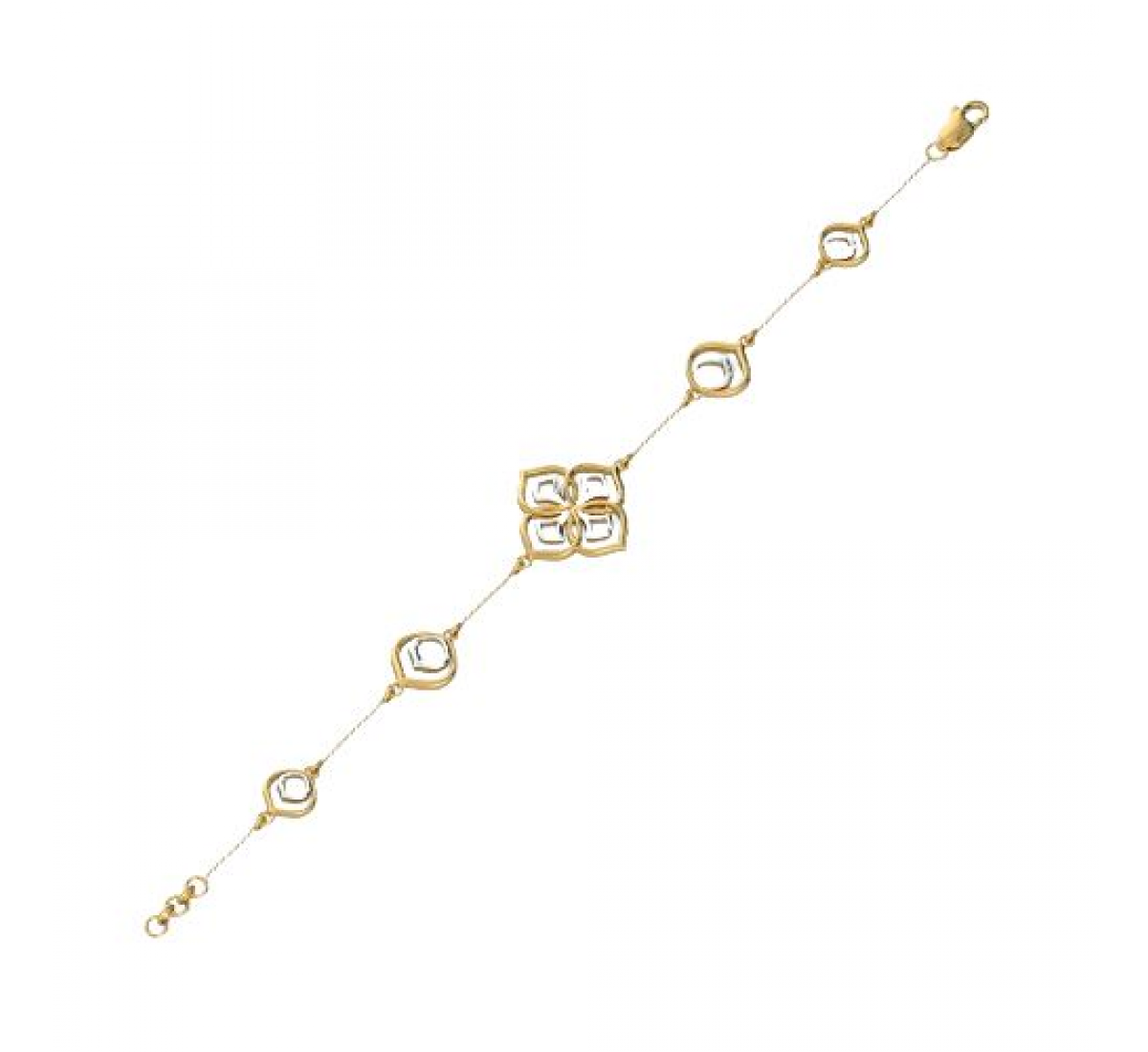 Entwined Appeal Gold Bracelet