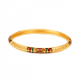 Stylish Textured Gold Bangles