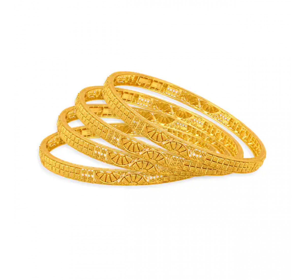 Minimal Gold Bangles