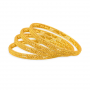 Minimal Gold Bangles