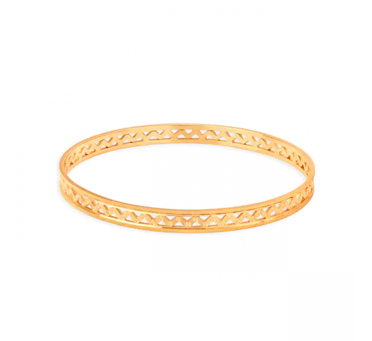 Classical Mesh Gold Bangles