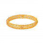 Floral Lattice Gold Bangles