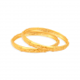 Ornate Zoey Gold Bangles