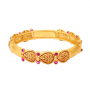 Carved Zoey Gold Bangles