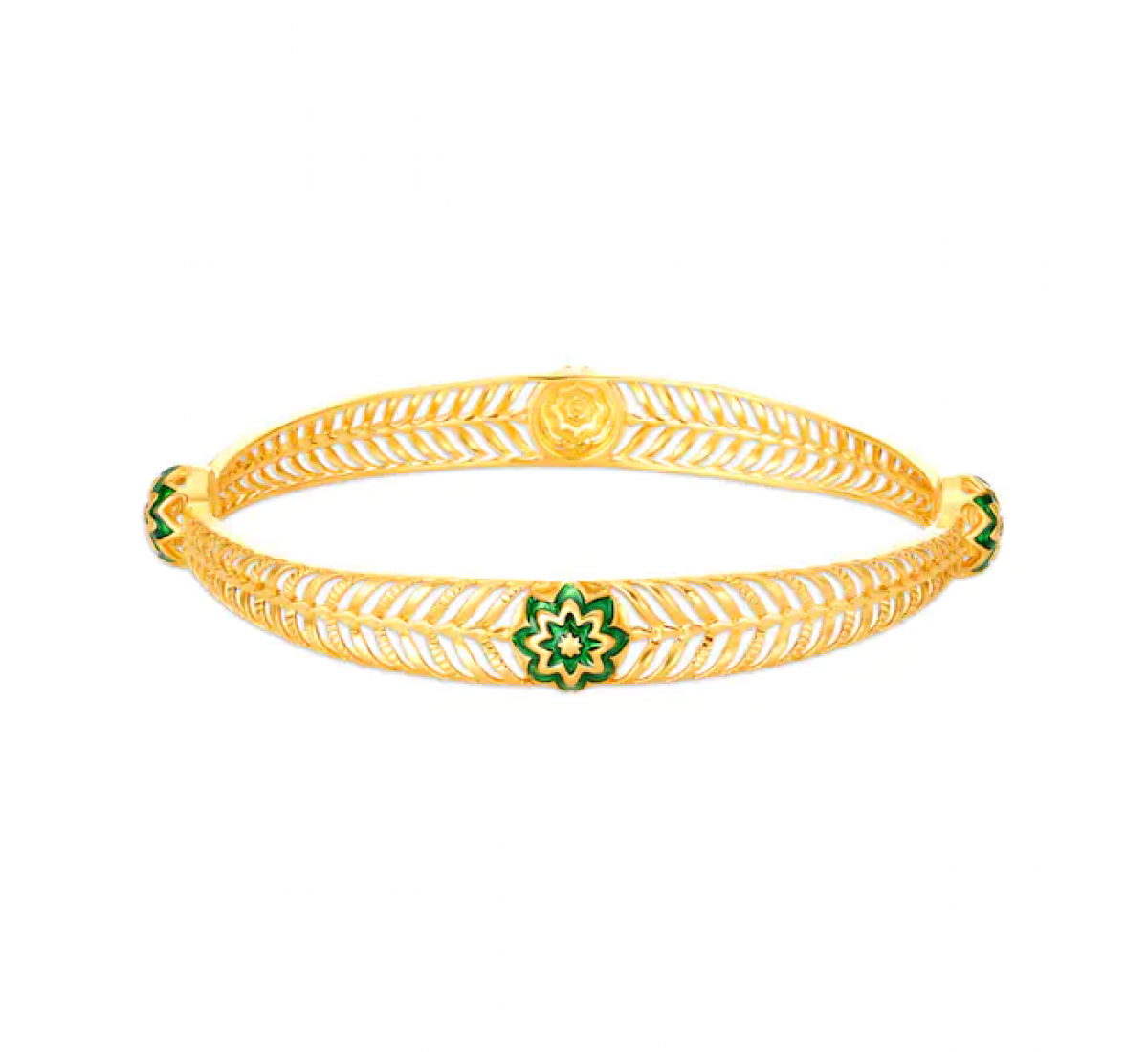 Jaliwork Zoey Gold Bangles