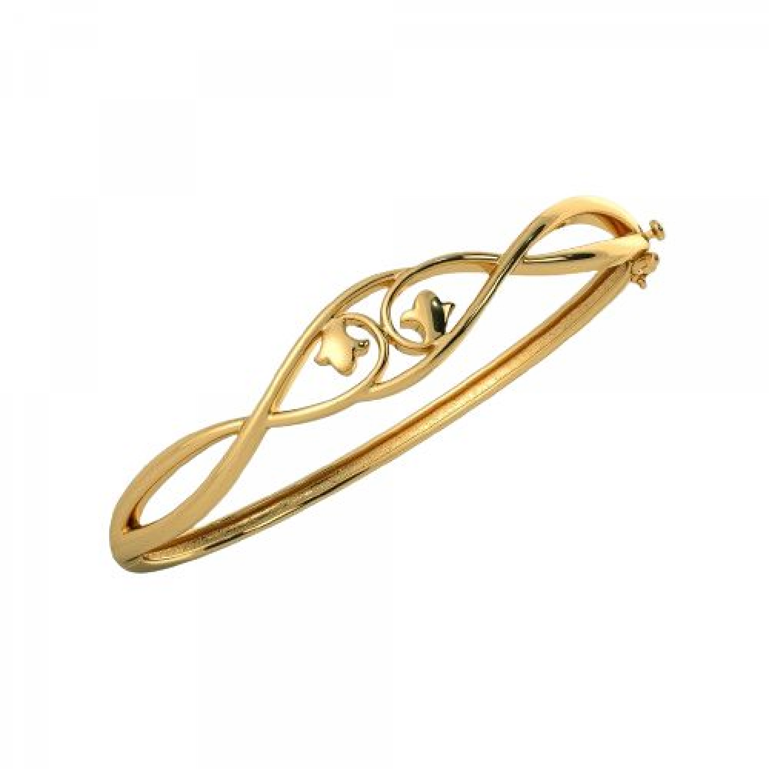Synced Affection Gold Bangles