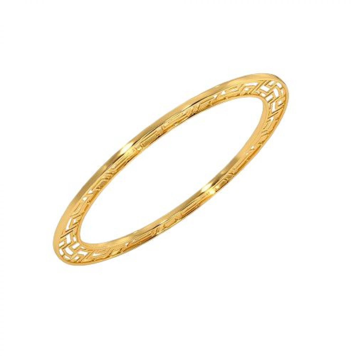 Lylian Round Gold Bangles