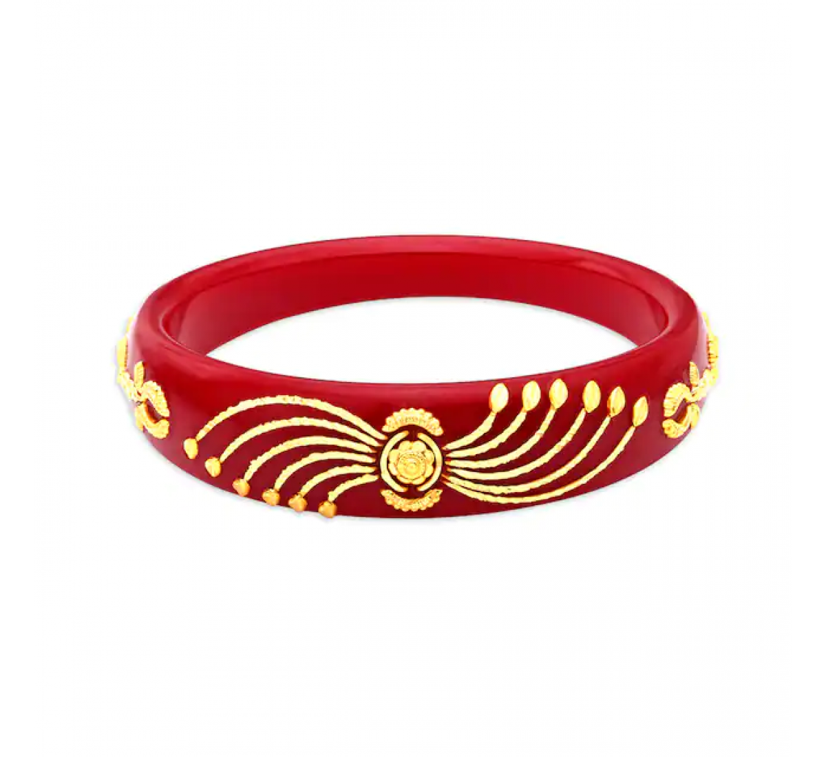 Lustrous Gold Pola Bangles