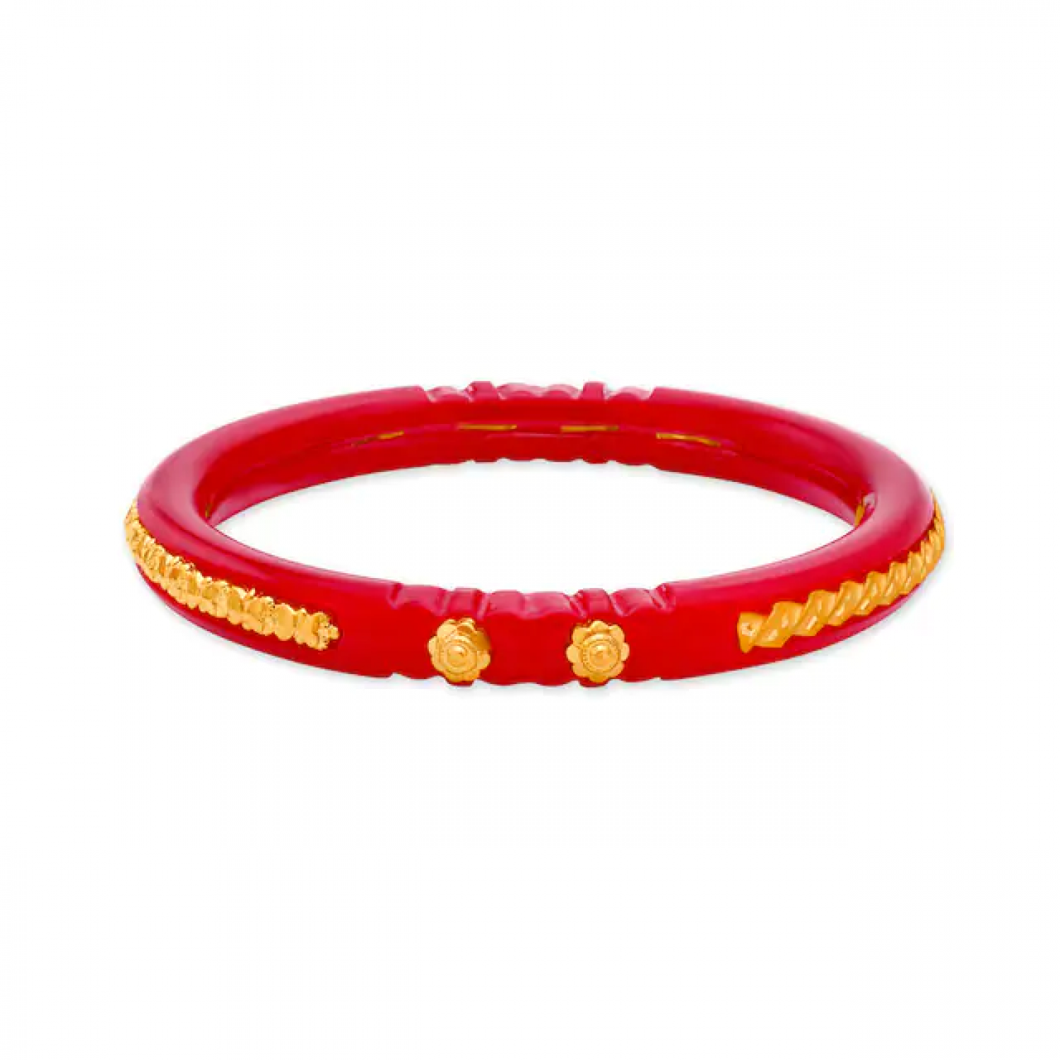 Slender Pola Gold Bangles