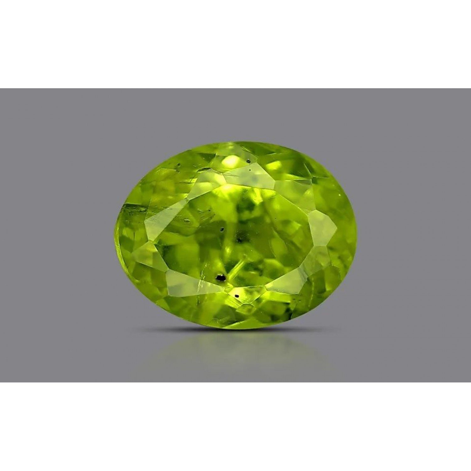 Peridot 9X7 MM 2.41 Carats