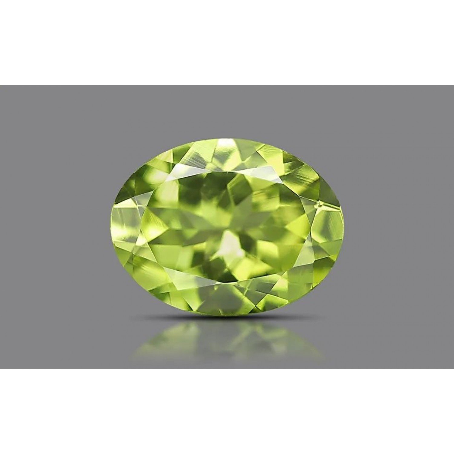 Peridot 9X7 MM 1.85 Carats