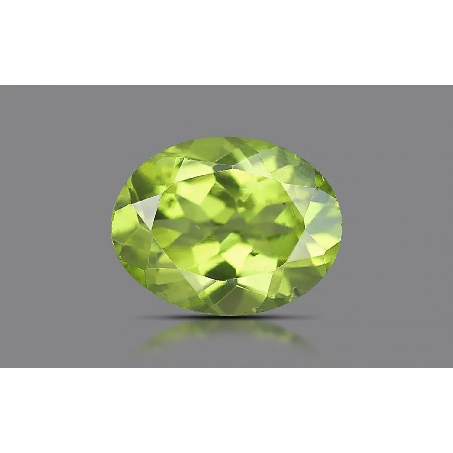Peridot 9X7 MM 2.21 Carats