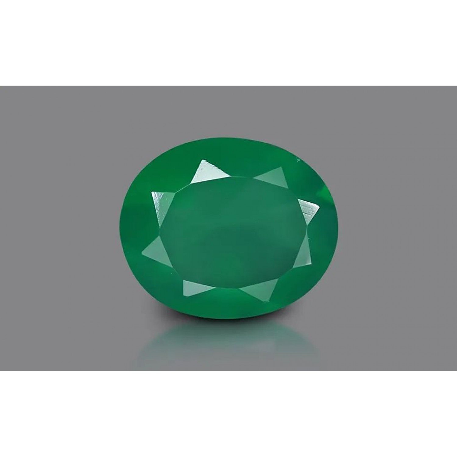 Green Onyx 12X10 MM 3.68 Carats