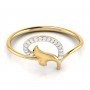 Fiery Floral Diamond Ring