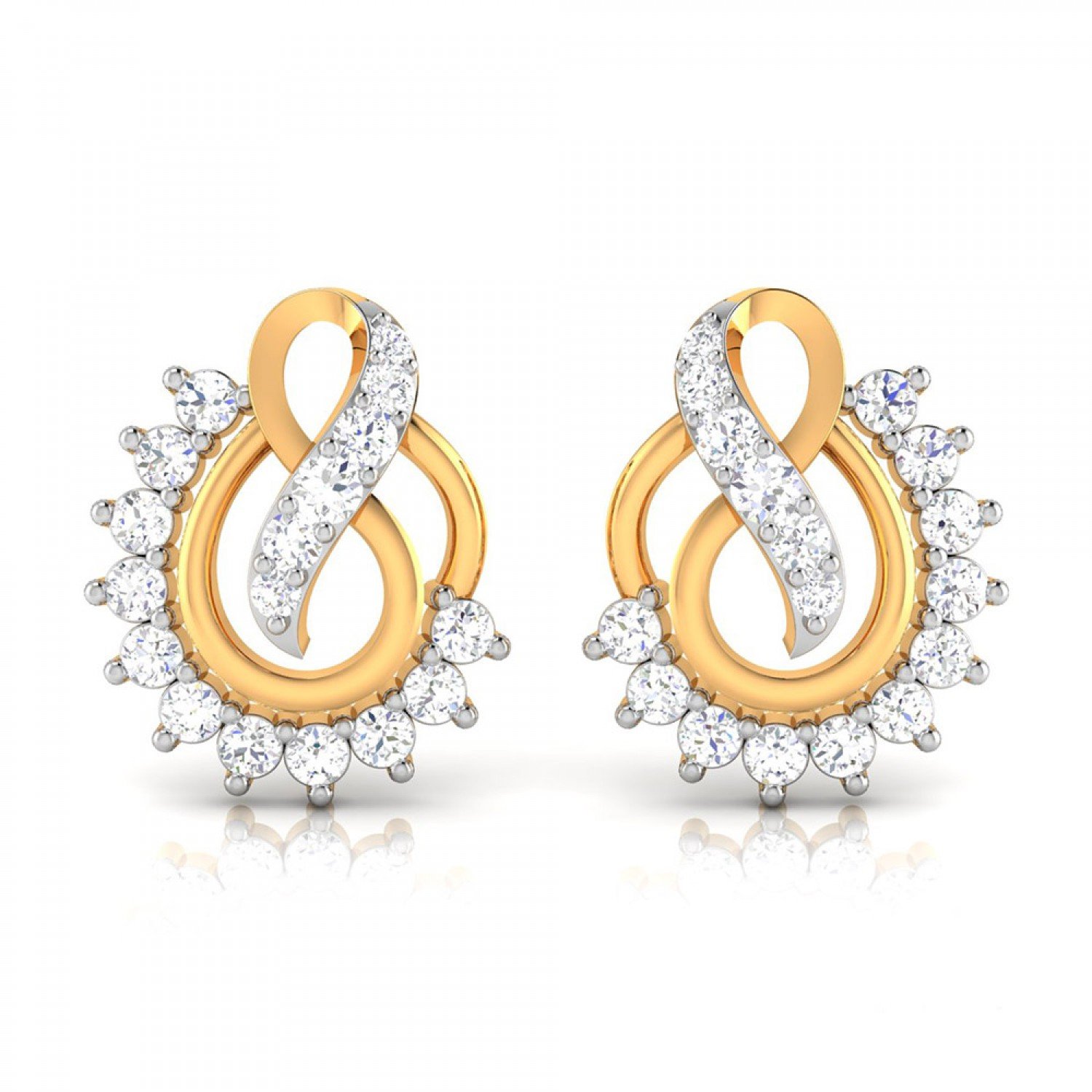 Halo Glow Diamond Earrings Halo Glow Diamond Earrings