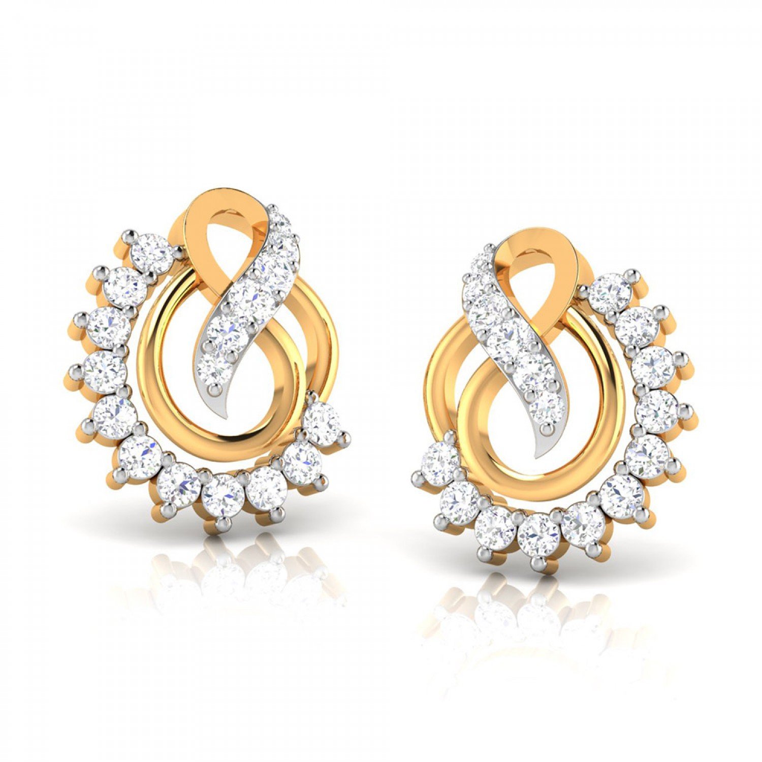 Halo Glow Diamond Earrings Halo Glow Diamond Earrings