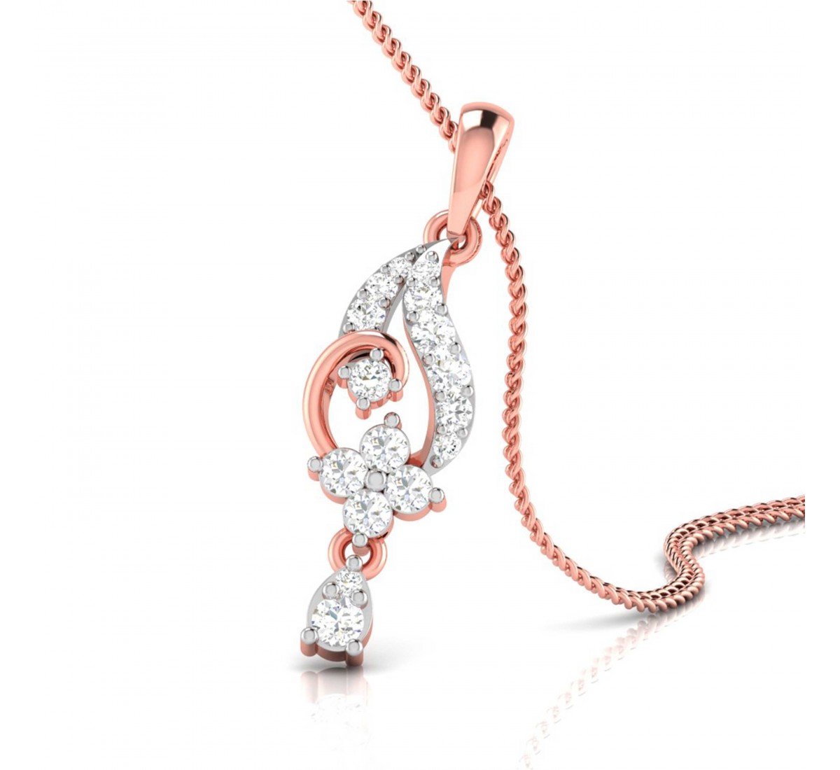 Customizable Diamond Pendant