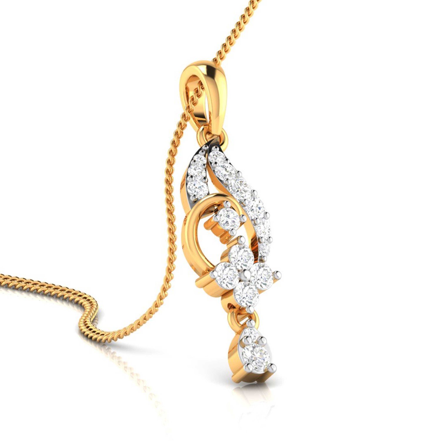 Customizable Diamond Pendant Customizable Diamond Pendant