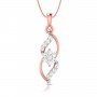 Trident Diamond Pendant