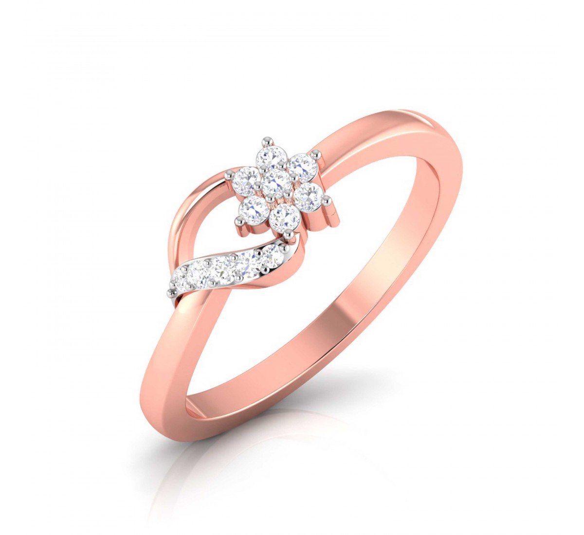 Pansy Diamond Ring