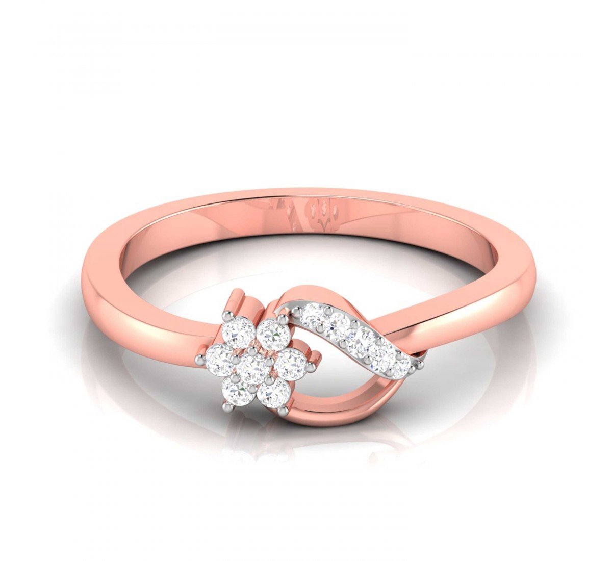 Pansy Diamond Ring