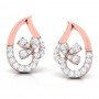 Glazing Flame Diamond Earrings
