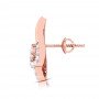 Glazing Flame Diamond Earrings