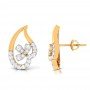 Glazing Flame Diamond Earrings