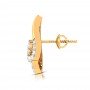 Glazing Flame Diamond Earrings