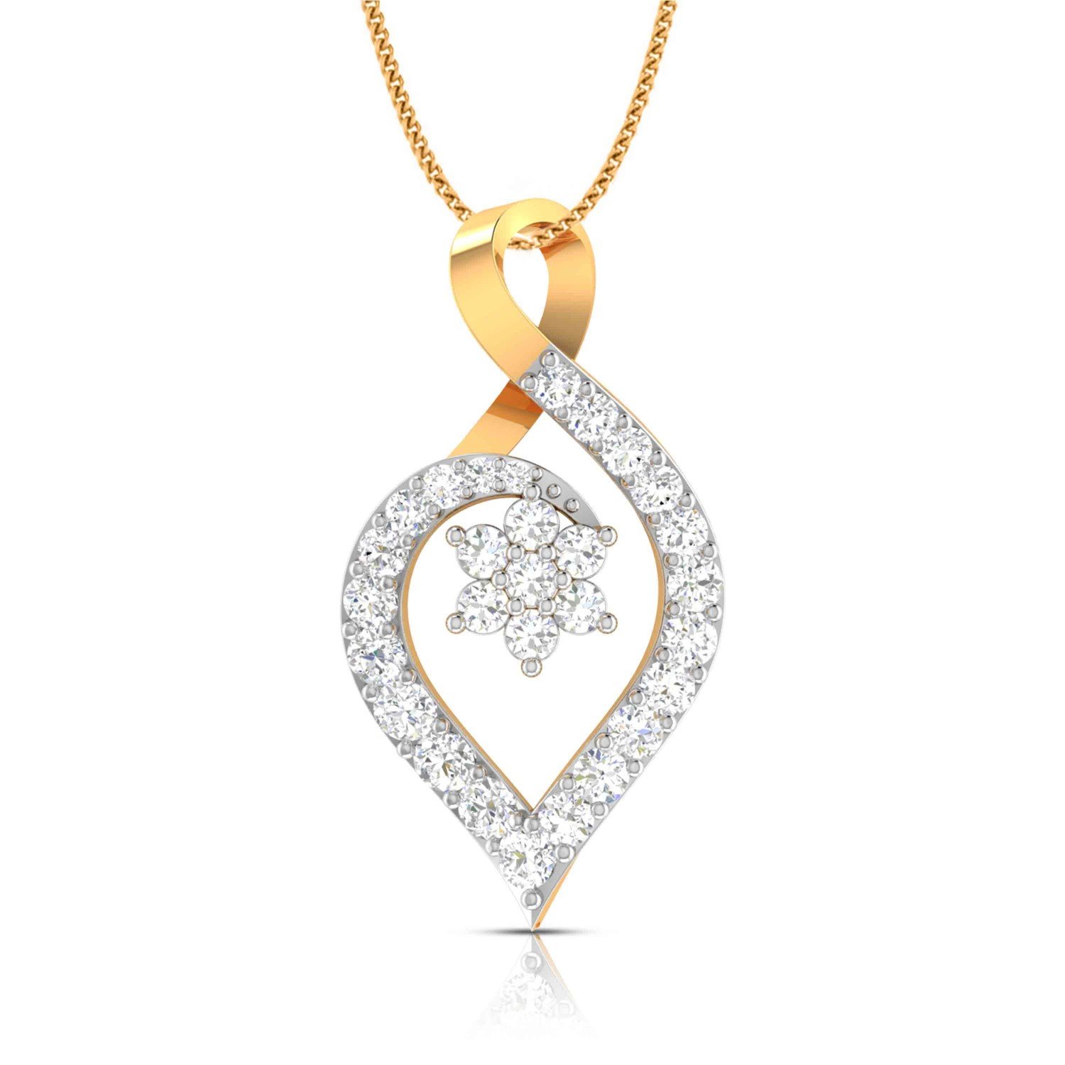 Curled Fortuna Diamond Pendant Curled Fortuna Diamond Pendant