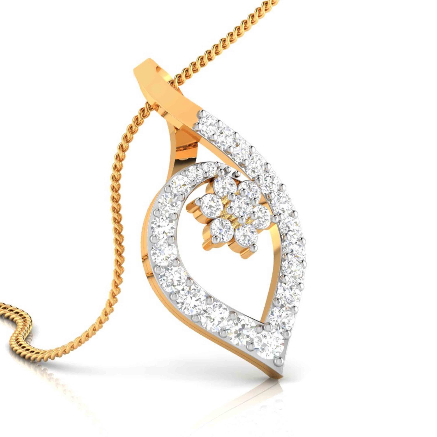 Curled Fortuna Diamond Pendant Curled Fortuna Diamond Pendant