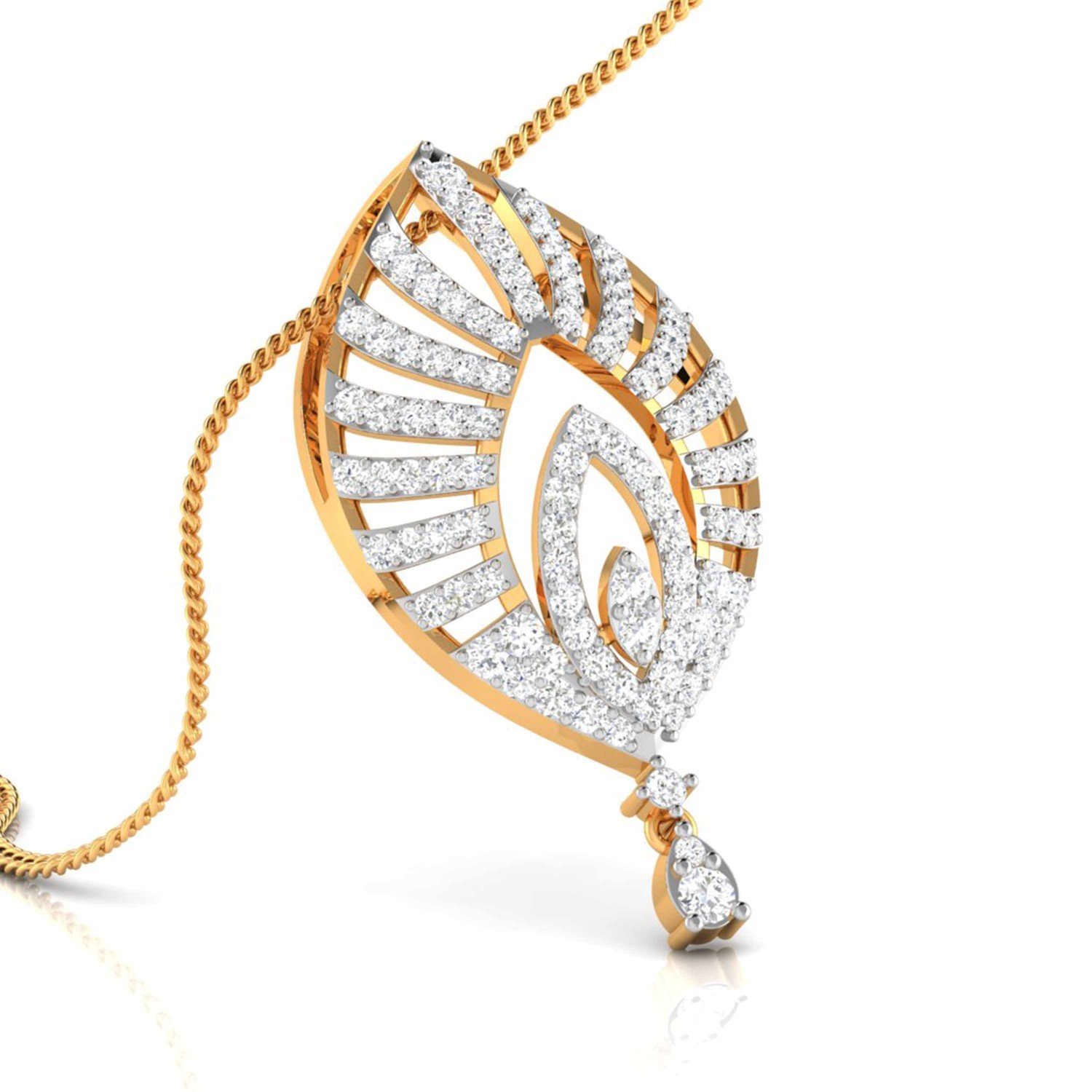 Falling Tulip Diamond Pendant Falling Tulip Diamond Pendant