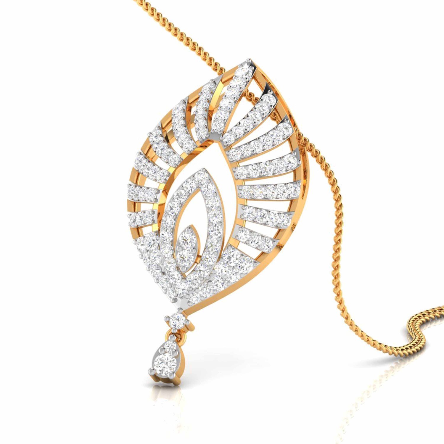 Falling Tulip Diamond Pendant Falling Tulip Diamond Pendant