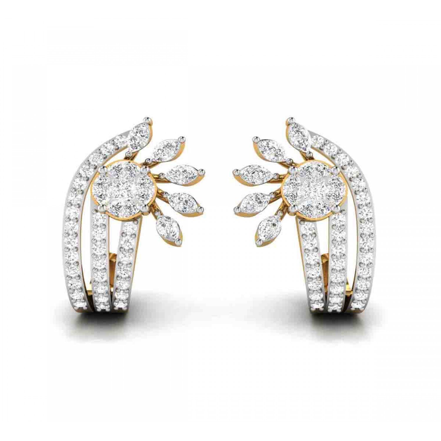 Pegmie Diamond Hoops